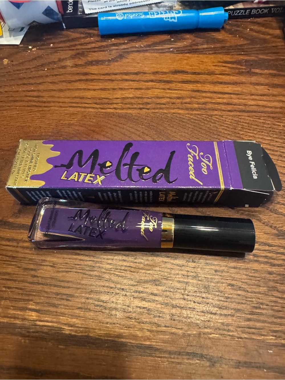 Too Faced Melted Latex Liquid Lipstick — Bye Felicia